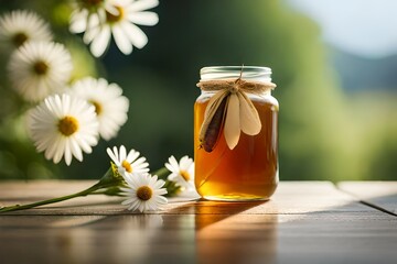 honey and flowers