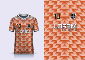 Orange Color Tshirt Design for jersey extreme sport jersey team, motocross, cycling, fishing, diving, leggings, football, gaming © Swapna Design