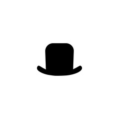 Cylinder hat icon isolated on transparent background