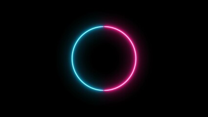 abstract glowing neon loading bar illustration background 4k 