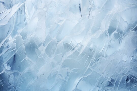 Stunning ice backdrop. Generative AI
