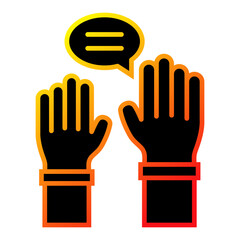 Raise Hand Icon