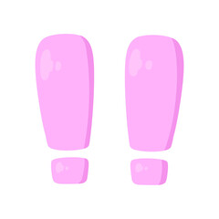 レトロなビックリマーク♪PNG