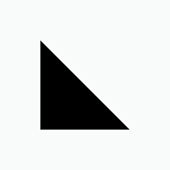 Irregular Triangle Icon.  Shapes Symbol  - Vector.  