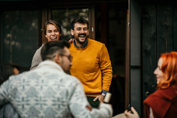 The essence of a memorable garden lunch, where friends come together to create cherished moments in...