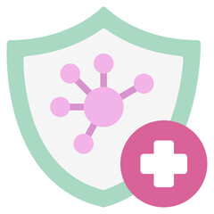 Obraz premium Immune Support Icon Illustration