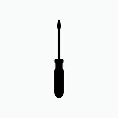 Obraz premium Screwdriver Icon. Tool Symbol - Vector.