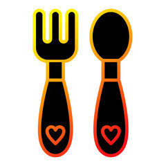 Baby cutlery Icon