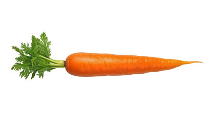carrot isolated on transparent background cutout