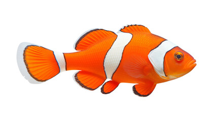 clownfish isolated on transparent background cutout