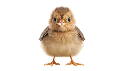 Obraz premium baby chicken isolated on transparent background cutout