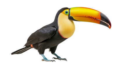 toucan isolated on transparent background cutout