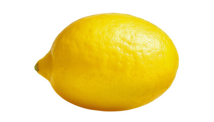 lemon isolated on transparent background cutout