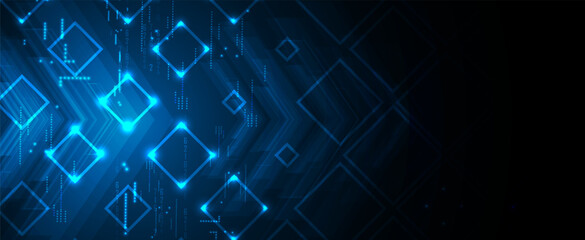 Technology abstract futuristic background for internet business. Big data concept.