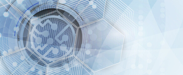 Technology abstract futuristic background for internet business. Big data concept.
