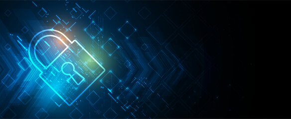 Technology abstract futuristic background for internet business. Big data concept.