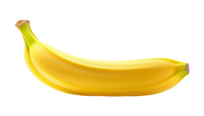 banana isolated on transparent background cutout