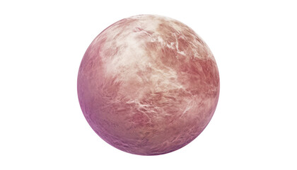 Fototapeta premium red planet isolated on transparent background cutout