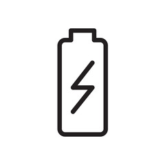 Battery charger Electric battery icon vector design illustration