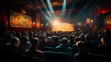 Film festival, indoor and outdoor film screening