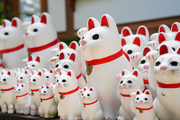 豪徳寺の招き猫