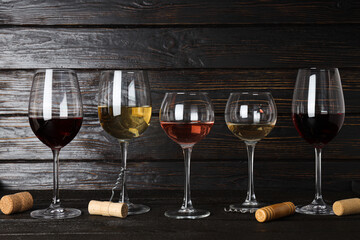 Gourmet concept, delicious alcohol drink concept - wine