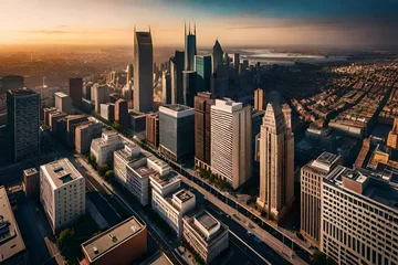 Foto op Plexiglas Verenigde Staten city skyline