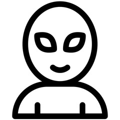 Fototapeta premium alien icon