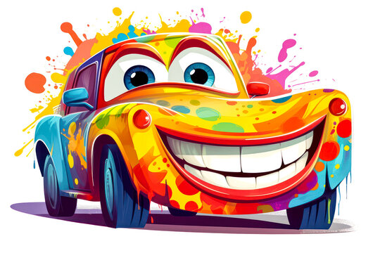 Lustiges Cartoon-Auto