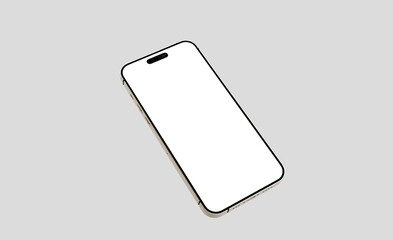 3d rendered Realistic phone mockup design
