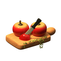 kitchen equipment 3d illustration