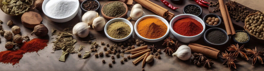 Spices on the Table