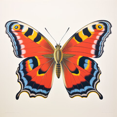 Peacock Butterfly art