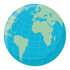 Earth Globe Illustration