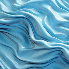 Blue fabric glossy texture wave illustation