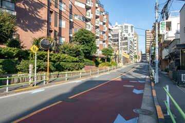 Obraz premium 東京都港区白金台の桑原坂