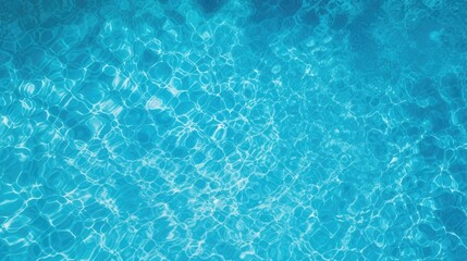 Top view of pool water