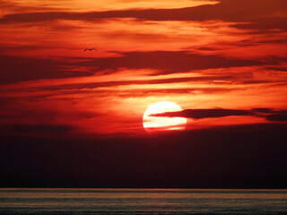 sunset by the sea in Rovinj     