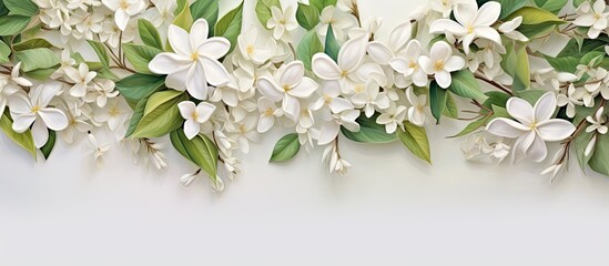 Pricey decorative plants sporting valuable pale blossoms ideal for ophthalmic purposes isolated pastel background Copy space