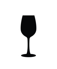 Luxurious glass cup silhouette, glassware Juice water limonade Cup.