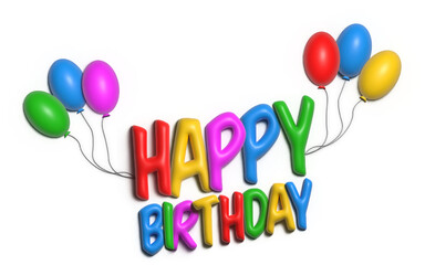 happy birthday party balloons 
