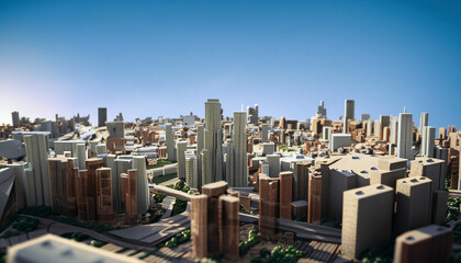 Obraz premium view of the city