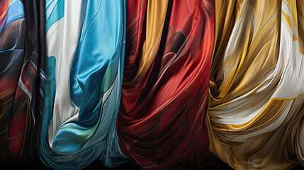 colorful polyester fabric background