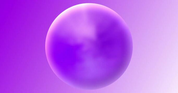 Rotating Revolving Gradient sphere metaball. Gradient smoky orb ball. Energy Sphere. black orb ball animated background.	