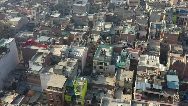 Aerial view of Barisal city, Barisal, Bangladesh.