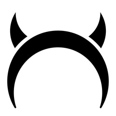 halloween headband glyph 