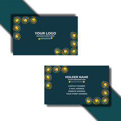 New Modern Green Business Card Design