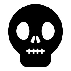 Skull cartoon icon