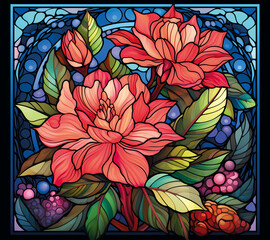 An Adorable 3D Flower Seamless Design 