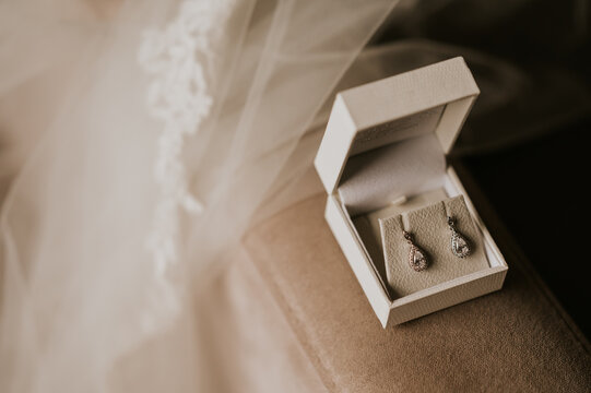 earrings in box
